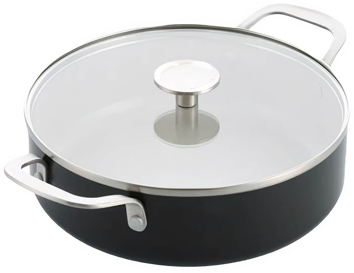 Сотейник KitchenAid АС, 28 см, 4.28 л матовий чорний (CC010431-001)